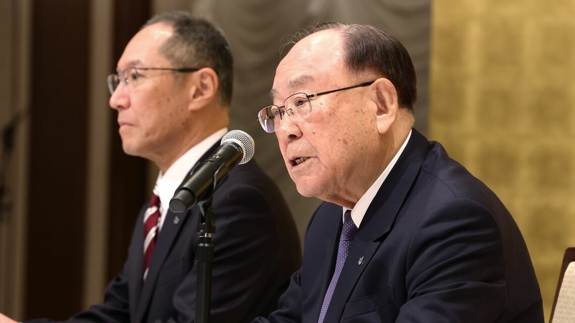 キヤノン社長交代会見