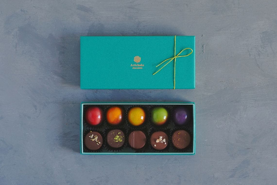 ボンボンショコラ（アーティチョークチョコレート）