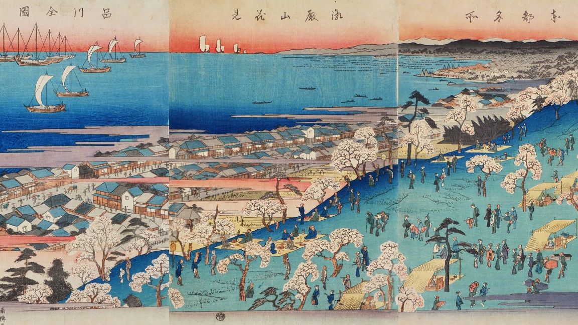 広重の｢浮世絵｣で150年前の東京を読み解く 1枚の絵の中に情報が