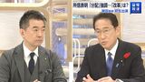 岸田文雄首相が首相就任後、テレビに初めて生出演し、所信表明演説に盛り込んだ「血の通った改革」について語った（写真：FNNプライムオンライン）