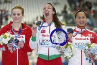 競泳世界選手権､渡部香生子が銀メダル 女子200ｍ個人メドレーで