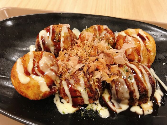 できあがったたこ焼きはおいしかった