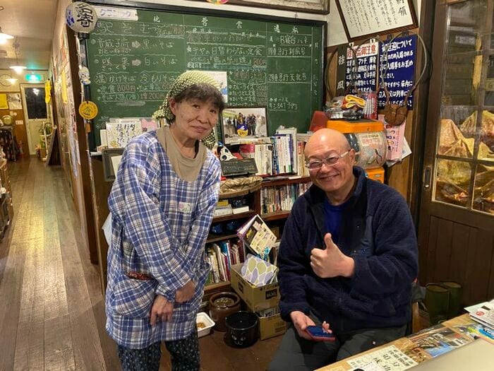 仲の良いお二人、とどぐま（富岡達彦）さんと、ばばな（富