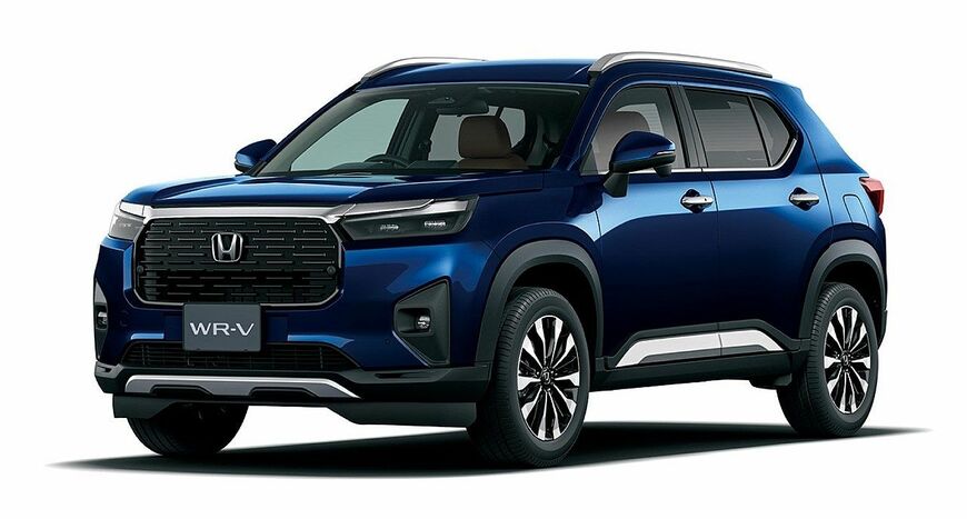 一部改良モデルのホンダ「WR-V」および特別仕様車ブラックスタイル（写真：本田技研工業）