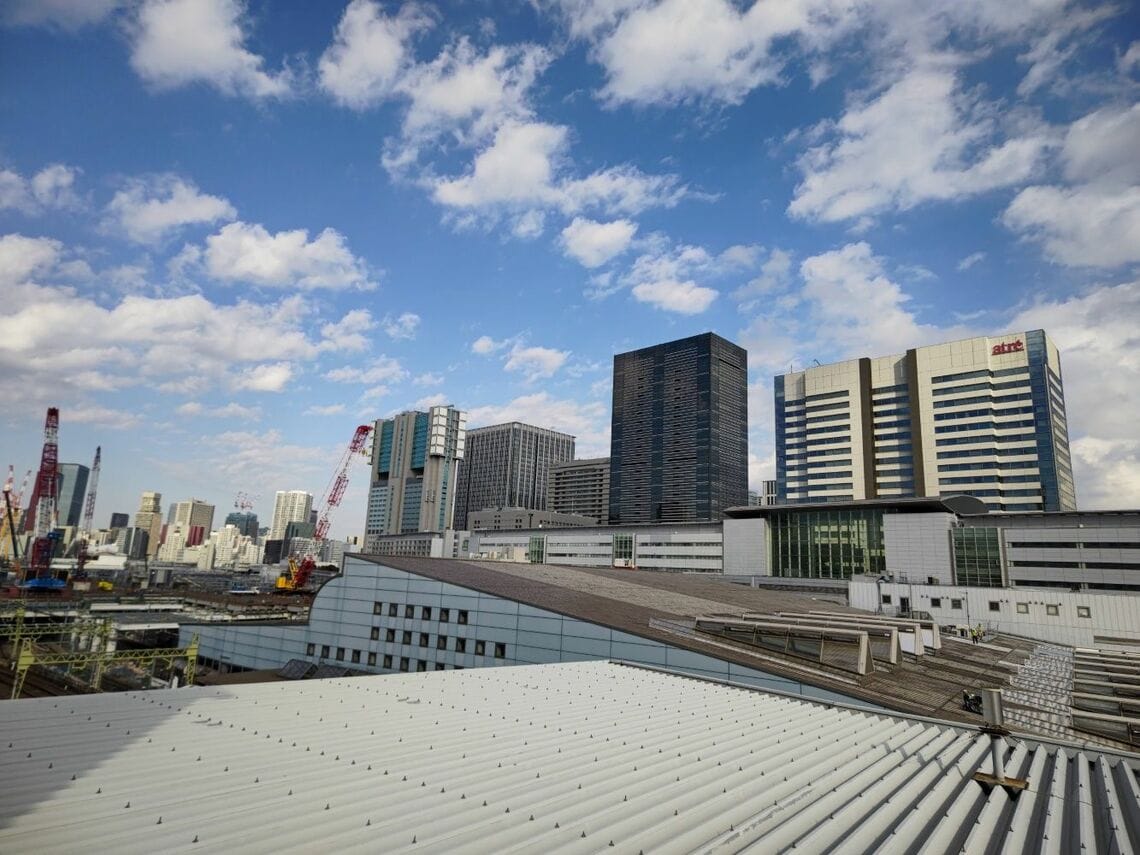 京急品川駅屋上