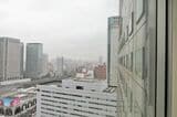 上層階からの品川駅南側の眺め（記者撮影）