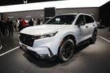 ジャパンモビリティショー2025に展示されたホンダの新型「CR-V e:HEV」（筆者撮影）