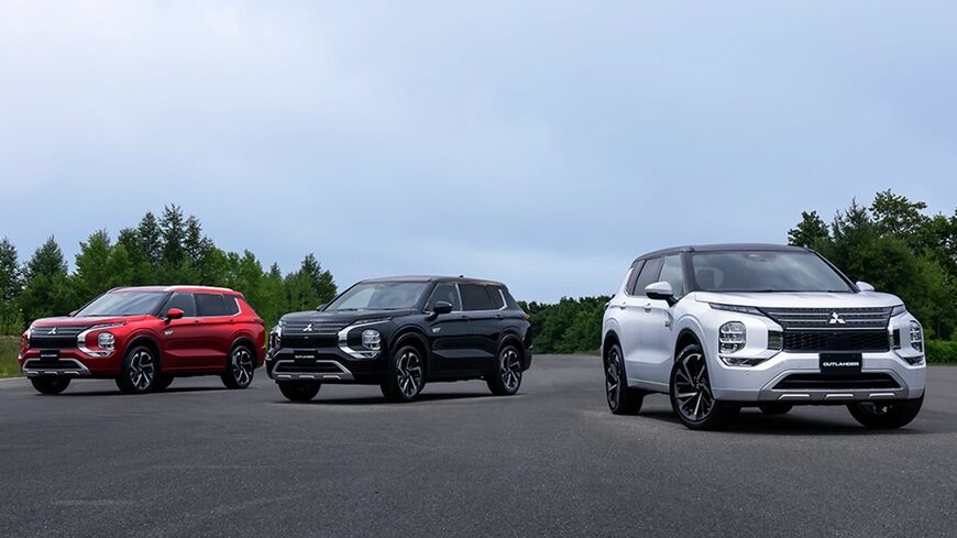 2021年10月28日、ついに発表された新型アウトランダーPHEV（写真：三菱自動車工業）