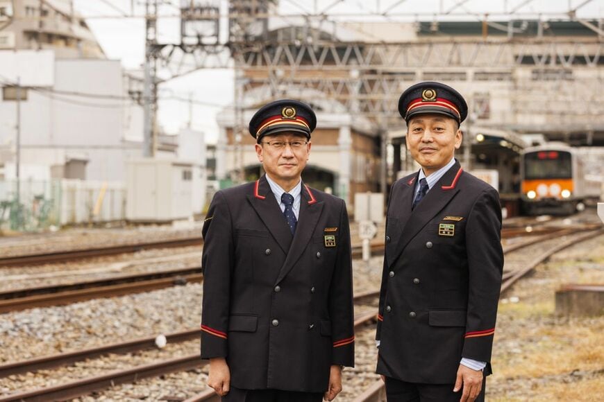 坂戸駅管区長と若葉駅長