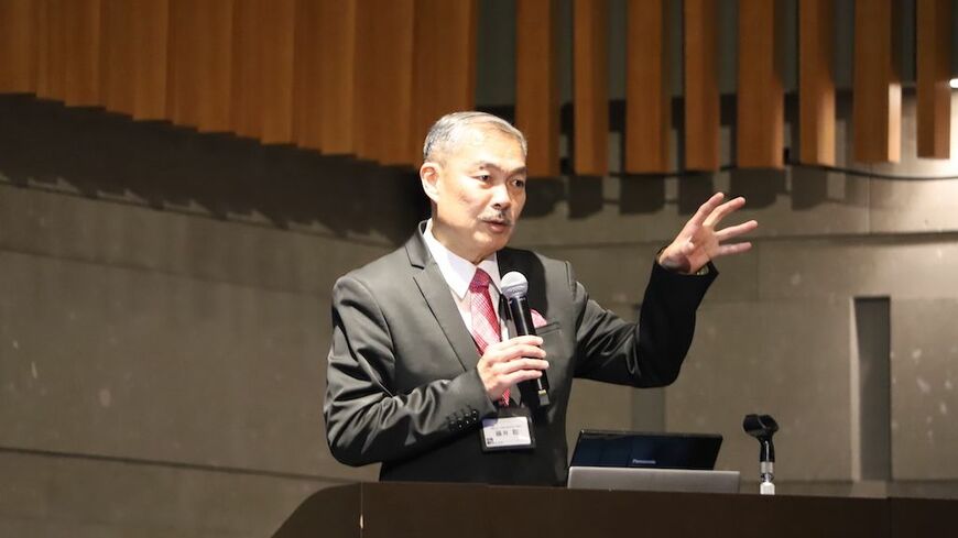京都大学大学院教授の藤井聡氏（写真：日本モビリティ・マネジメント会議）