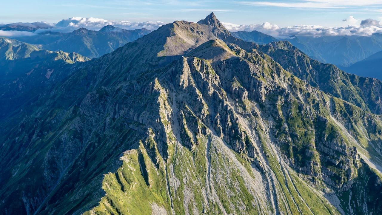北アルプスの大キレット