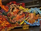 ねぶたを青森から移送して展示している（筆者撮影）