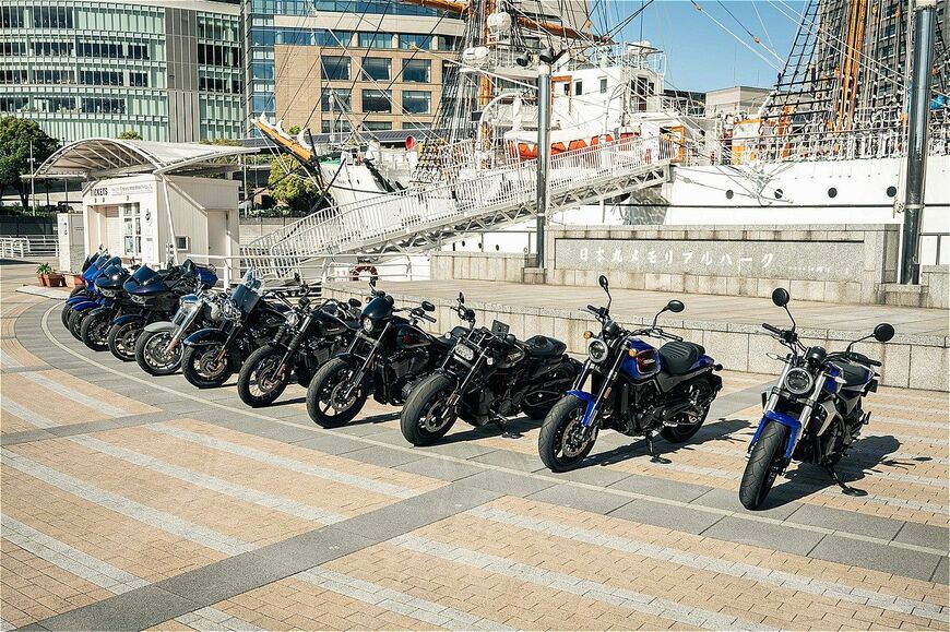 試乗会の風景（写真：ハーレーダビッドソンジャパン）