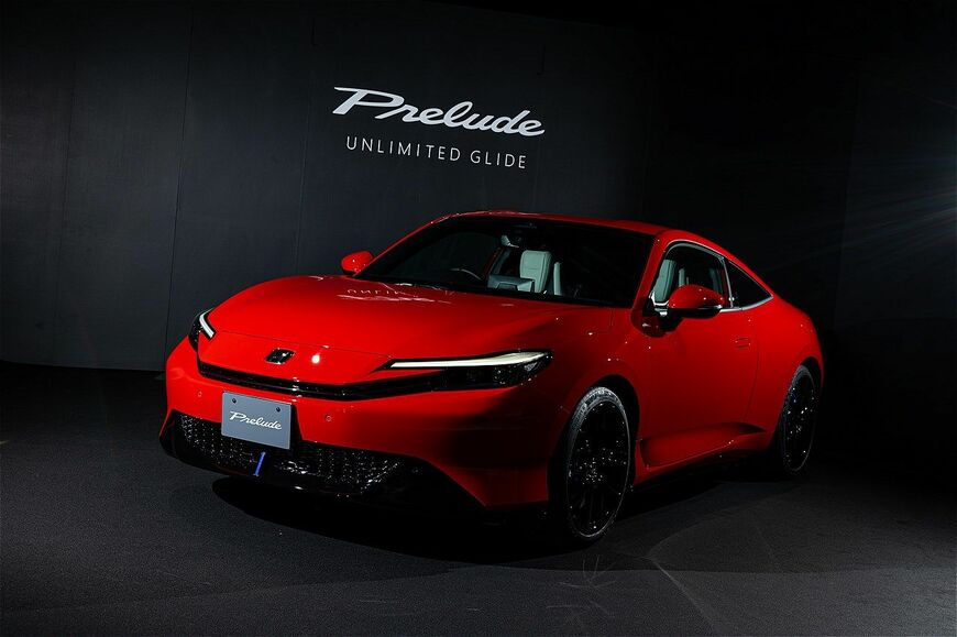 ホンダの新型「プレリュード」（写真：三木 宏章）