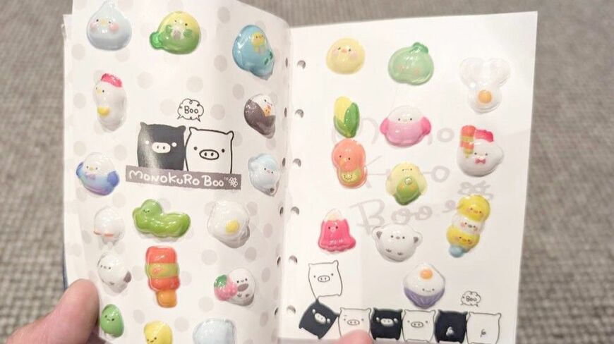 平成時代には見られなかった『ボンボンドロップシール』（写真：筆者撮影）