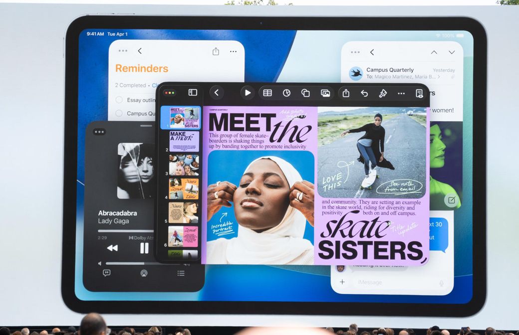iPadOS 26ではMac的なマルチウインドウを採用（筆者撮影）