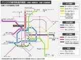 バンコク都市鉄道 路線図と計画図