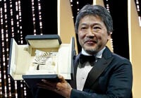 カンヌ､是枝監督の｢万引き家族｣が最高賞に ｢技術陣も俳優陣も素晴らしい仕事をした｣
