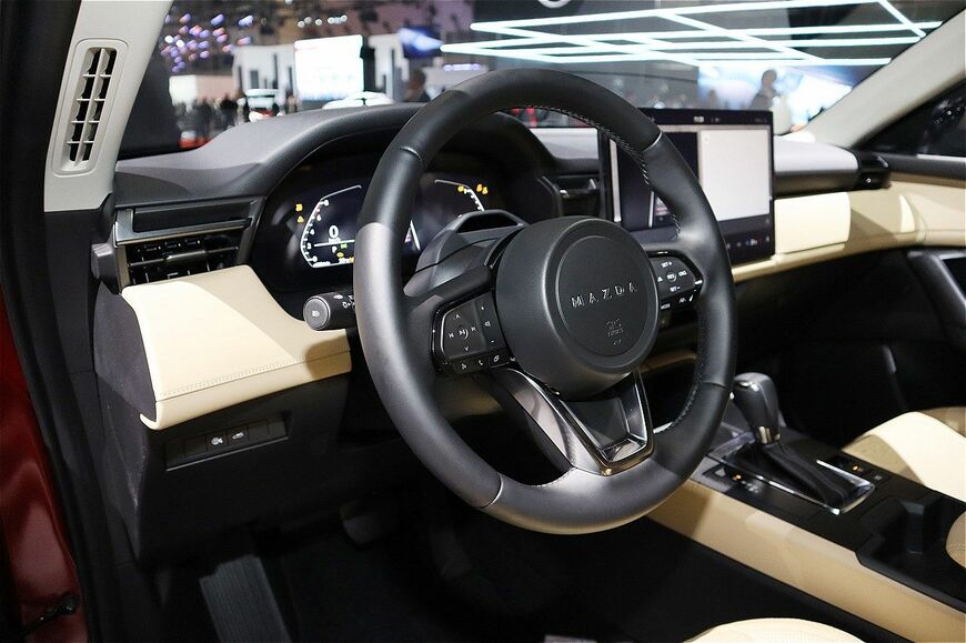 ジャパンモビリティショー2025に展示されたマツダの新型「CX-5」（筆者撮影）