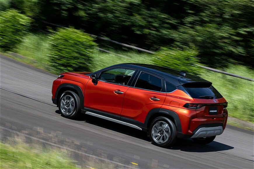 スズキ新型SUV「フロンクス（プロトタイプ）」のディテール（写真：三木宏章）