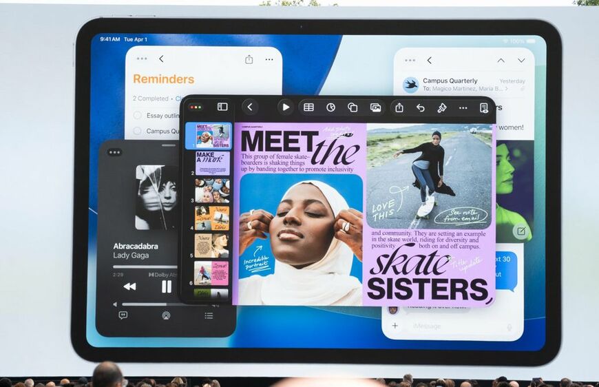 iPadOS 26ではMac的なマルチウインドウを採用（筆者撮影）