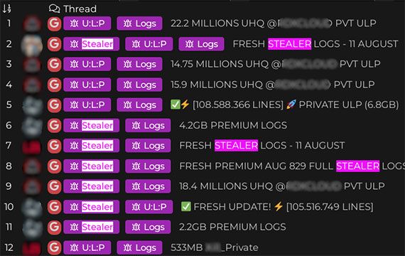 犯罪者フォーラムの例