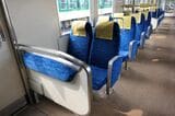 京阪電気鉄道　800系　客室内　セミクロスシート
