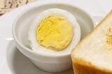 ゆで卵（セットのゆで卵。殻付きながらむきやすいのでストレスなしです）（写真：筆者撮影）