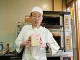 リビエラちゃんのイラストがプリントされた食パン「パン・ド・ミ・リッチ」（540円）が人気（筆者撮影）