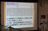 京急のダイヤ作成体験（記者撮影）