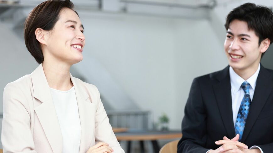 スムーズな面談を進めるには（写真： Lukas ／ PIXTA）