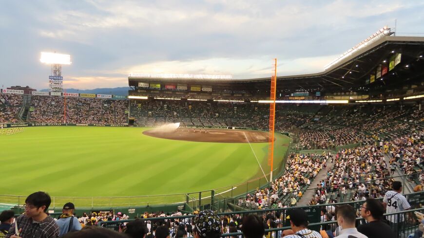 2025年10月2日の阪神最終戦（写真：筆者撮影）