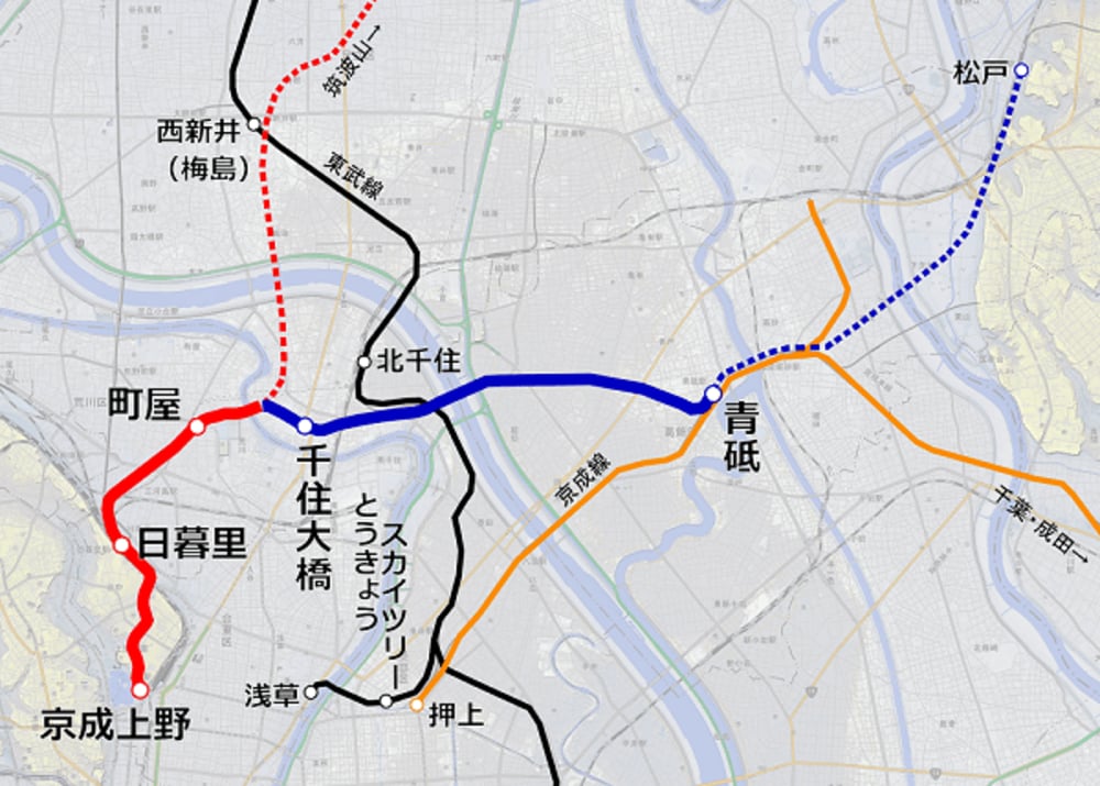 上野発着狙っていた 幻のつくばエクスプレス 通勤電車 東洋経済オンライン 社会をよくする経済ニュース