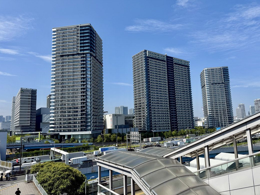 有明駅から見た風景