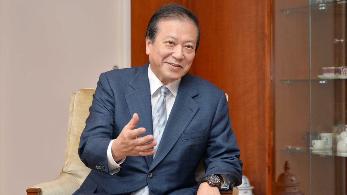 国民生活産業・消費者団体連合会の小川賢太郎会長の主張とは？（社長：筆者撮影）