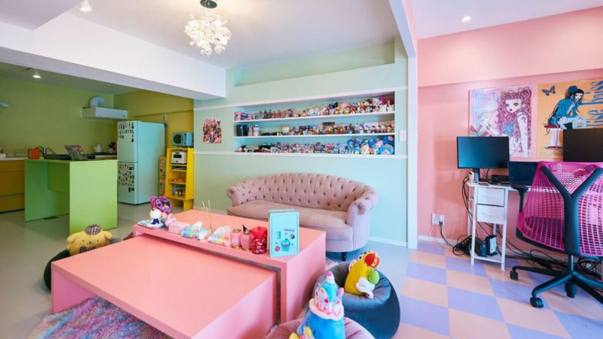 《30代男子の推し活リノベ》築50年･48平米の中古マンションを｢Kawaii空間｣に　ピンク主役の
