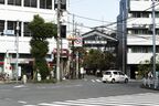 池上駅から徒歩5分足らずで本門寺の参道へ