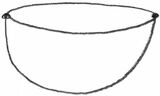 向かい合わせに打った基準点を通る楕円を描き、胴体をつけたボウルの絵。これがバラの基本形になる（出所：『たった30日で「プロ級の絵」が楽しみながら描けるようになる本』）