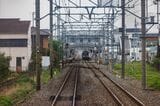 東武伊勢崎線が群馬県に入って1駅目の川俣駅が見えてきた（撮影：鼠入昌史）