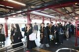 「バック・トゥ・ホグワーツ」特別イベント。豊島園駅に到着（記者撮影）