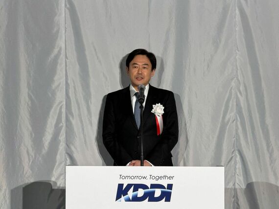 KDDIの松田浩路社長