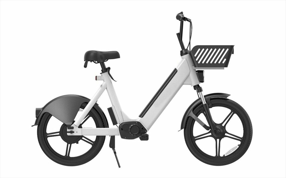 ドコモ・バイクシェアで採用されるシェア車両（写真：ドコモ・バイクシェア）