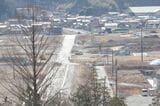山東―船明間：2016年2月の船明地区。奥の築堤も撤去されて佐久間線の遺構は跡形もなくなった（筆者撮影）