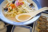 まろやかなとんこつスープ（筆者撮影）