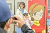 11月9日に石巻駅で開いた「マンガッタンライナーⅡ」引退撮影会の様子（撮影：武川健太）