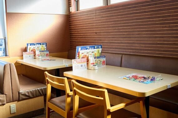 テーブル席の様子