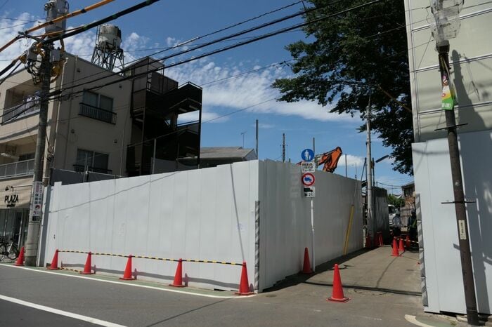 東地区再開発の予定地