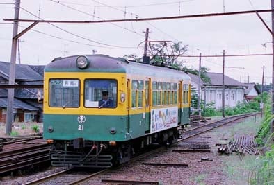 2枚窓の電車は新潟交通電車線の主力だった