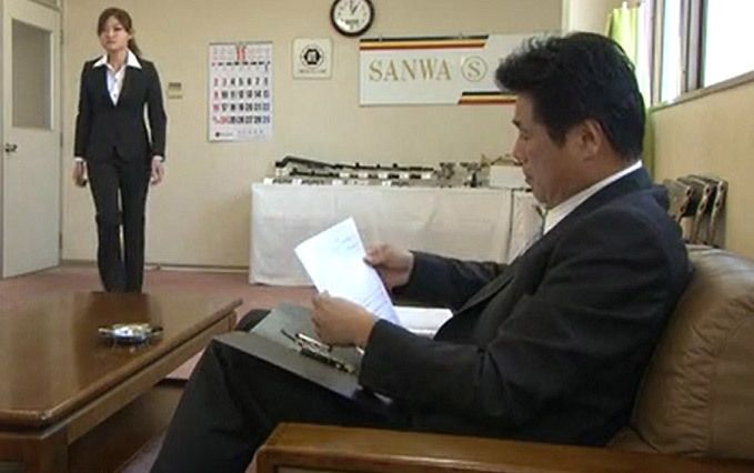 社長面接の様子