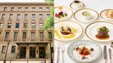 綿業会館の外観と一般見学ツアーで食べられるメニュー例